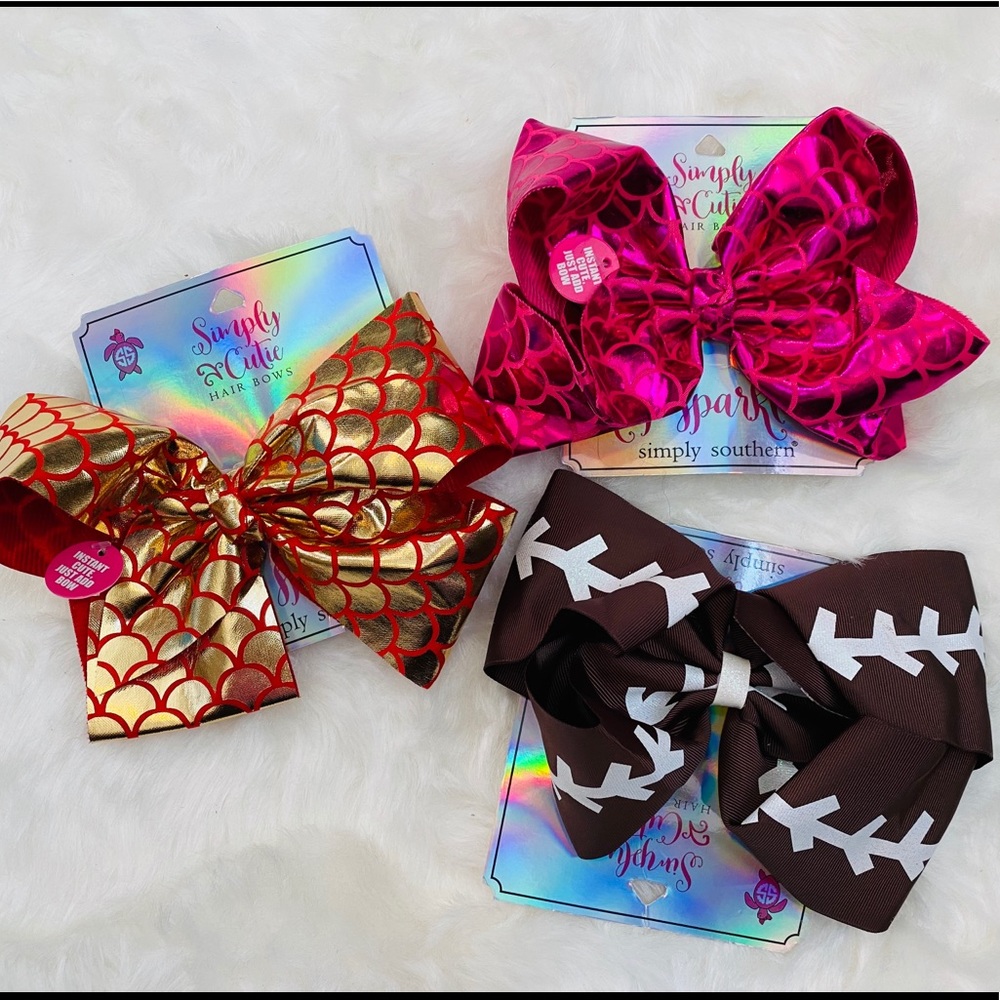 Simply Southern Large Hair Bow